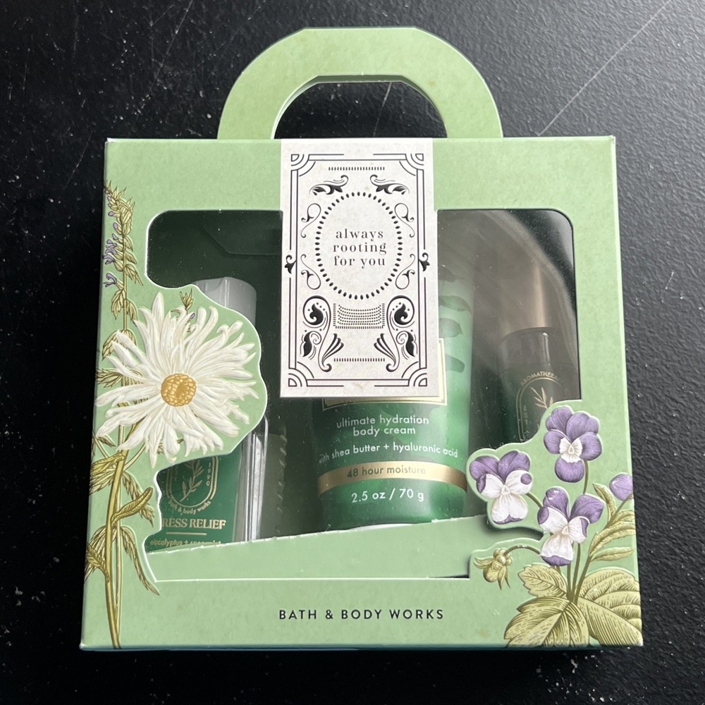 Bath Body Works Aromatherapy Stress Relief Eucalyptus Spearmint Mini Gift Set